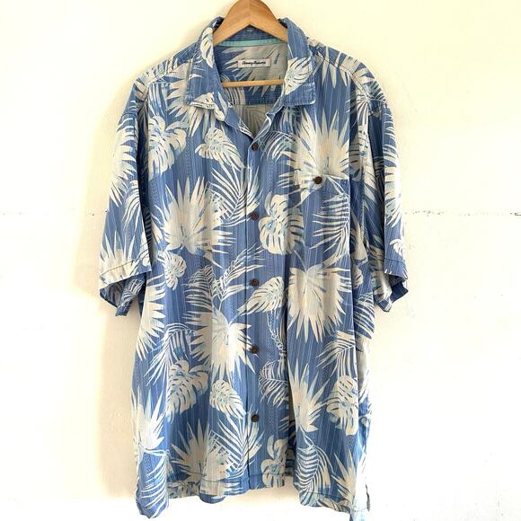 Tommy Bahama Short Sleeve Aloha Hawaiian Print Button Up Men’s Size‎ XXXLarge - Picture 1 of 7